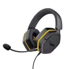 Kabelgebundenes Gaming-Headset TRUST 25784 mit Kopfbügel, 20–20.000 Hz, 1,2 m Kabel, Schwarz/Gelb