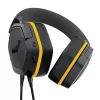 Kabelgebundenes Gaming-Headset TRUST 25784 mit Kopfbügel, 20–20.000 Hz, 1,2 m Kabel, Schwarz/Gelb