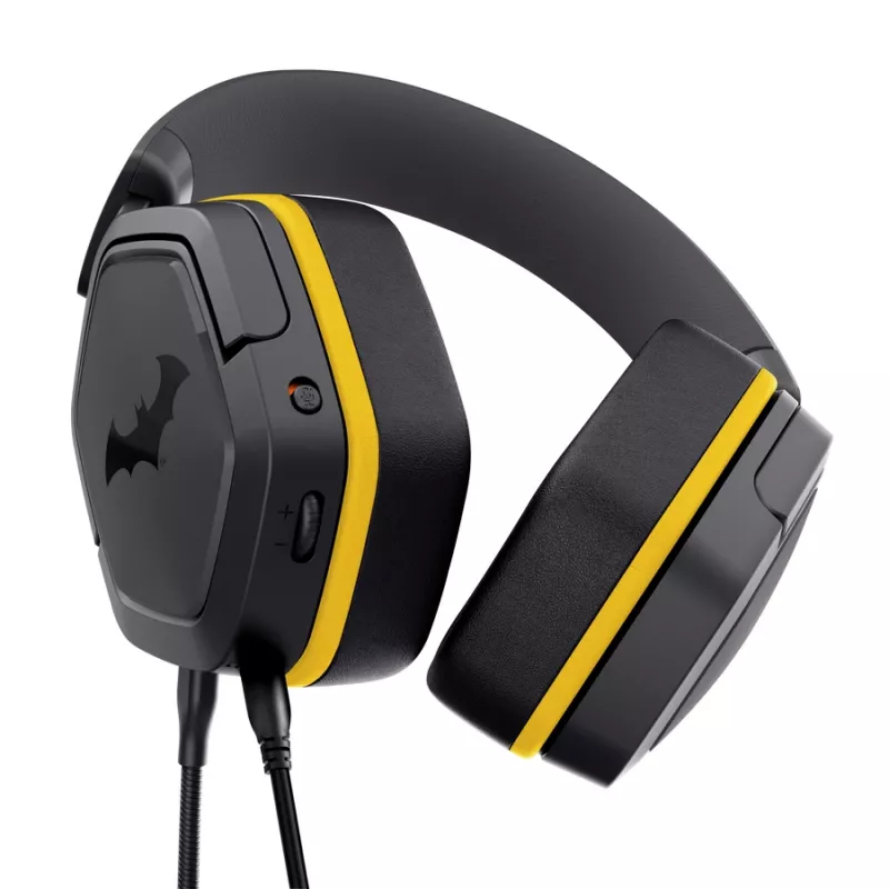 Kabelgebundenes Gaming-Headset TRUST 25784 mit Kopfbügel, 20–20.000 Hz, 1,2 m Kabel, Schwarz/Gelb