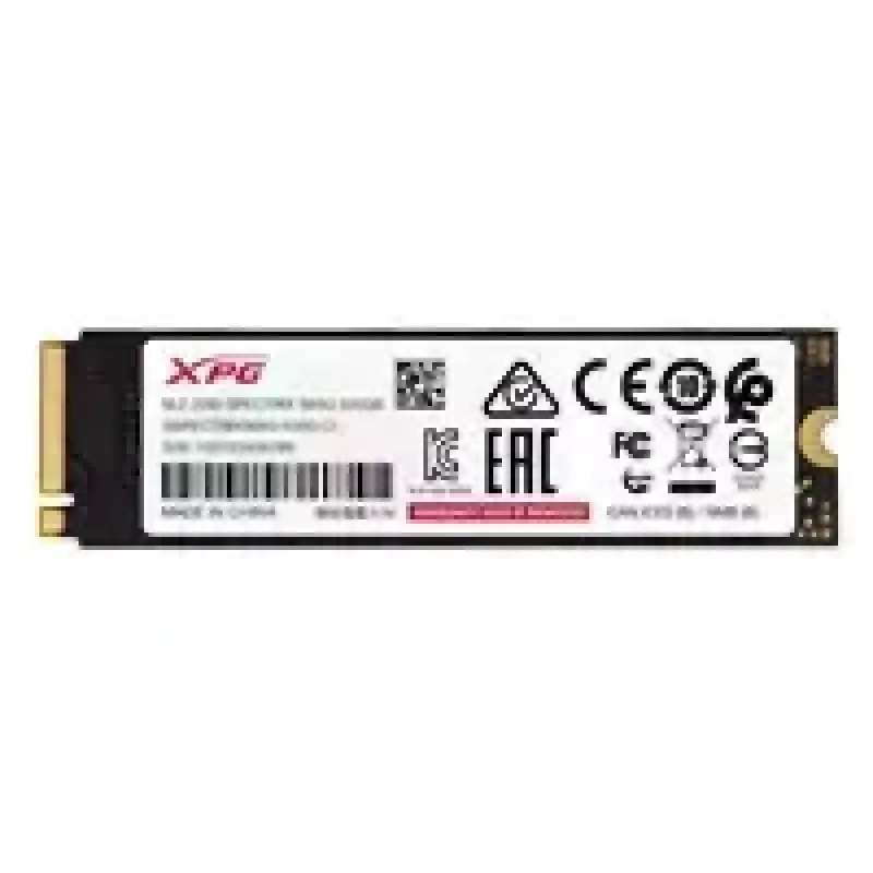 SSD ADATA XPG SPECTRIX S65G 500GB PCIe Gen4x4 M.2 2280 NVMe Lesen 5000 MB/s Schreiben 2700 MB/s