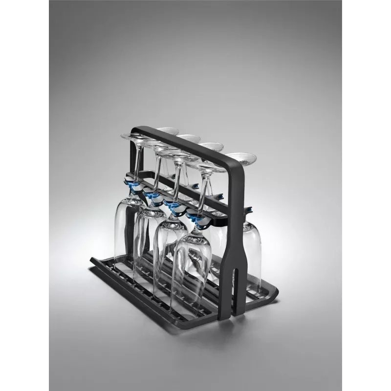 Weinglashalter Electrolux 9029795540 — schwarz, für 8 Gläser, H260×B220×T330 mm