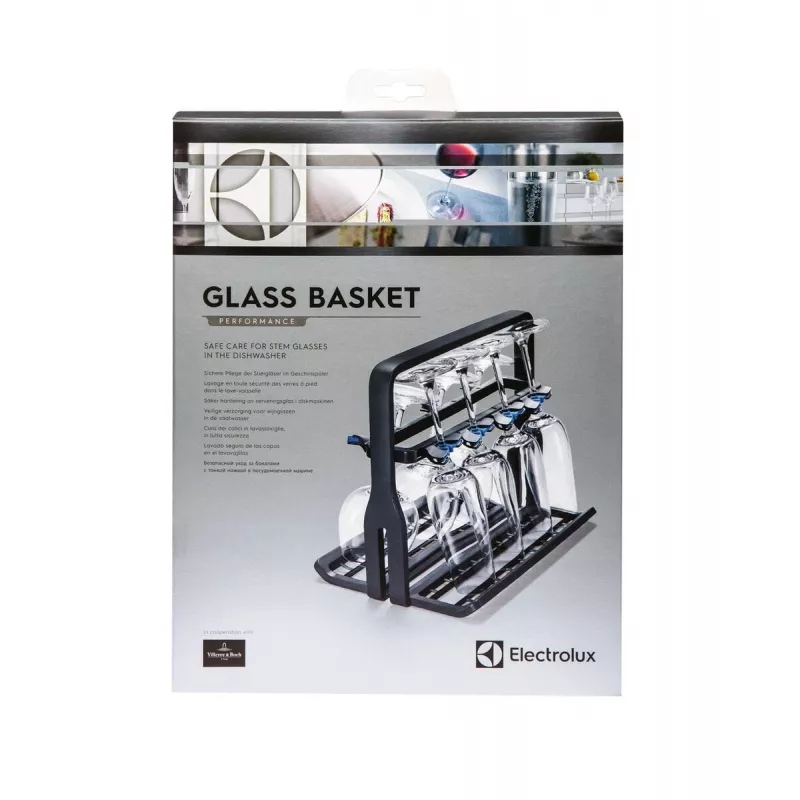 Weinglashalter Electrolux 9029795540 — schwarz, für 8 Gläser, H260×B220×T330 mm