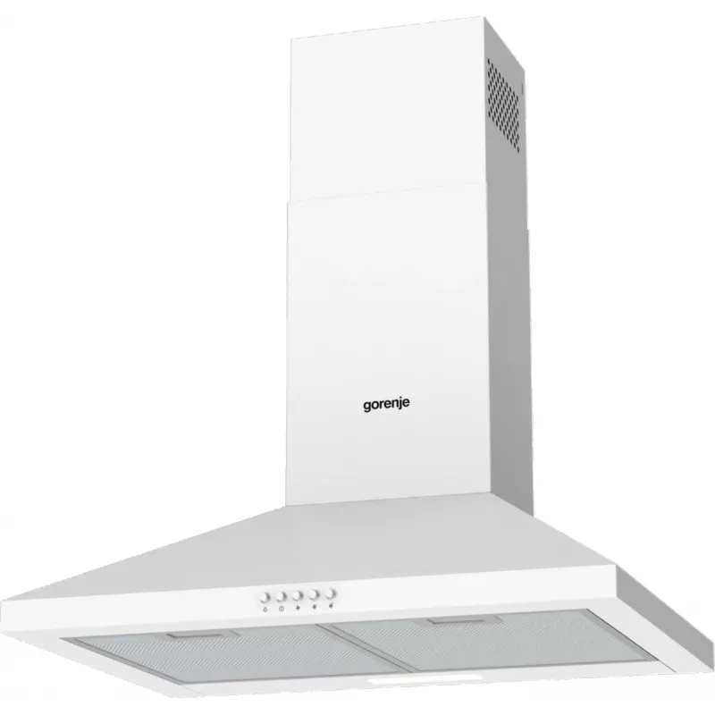 Gorenje KH60A F2LB WH WHC629E4W RL_G400, 450 m³/h, Umluft/Abluft, C, A, B, 65 dB