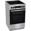 Gorenje GECS5C70XA Herd Freistehender Herd Elektro Glaskeramik-Kochfeld Edelstahl