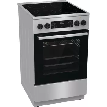 Gorenje GECS5C70XA Herd Freistehender Herd Elektro Glaskeramik-Kochfeld Edelstahl