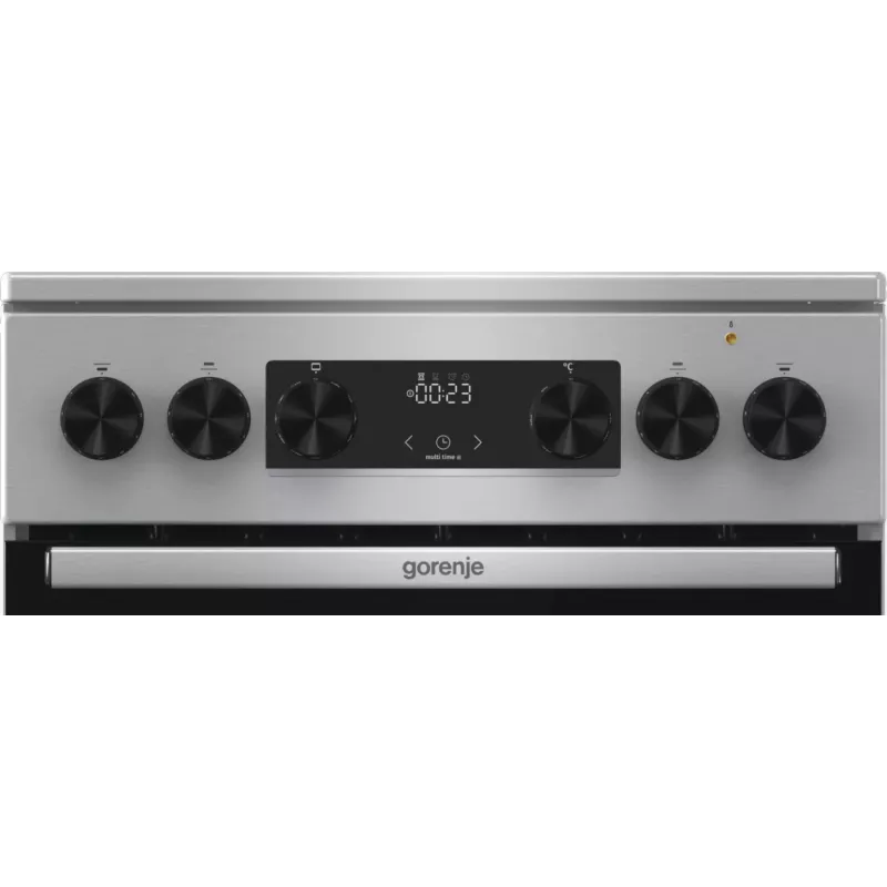 Gorenje GECS5C70XA Herd Freistehender Herd Elektro Glaskeramik-Kochfeld Edelstahl
