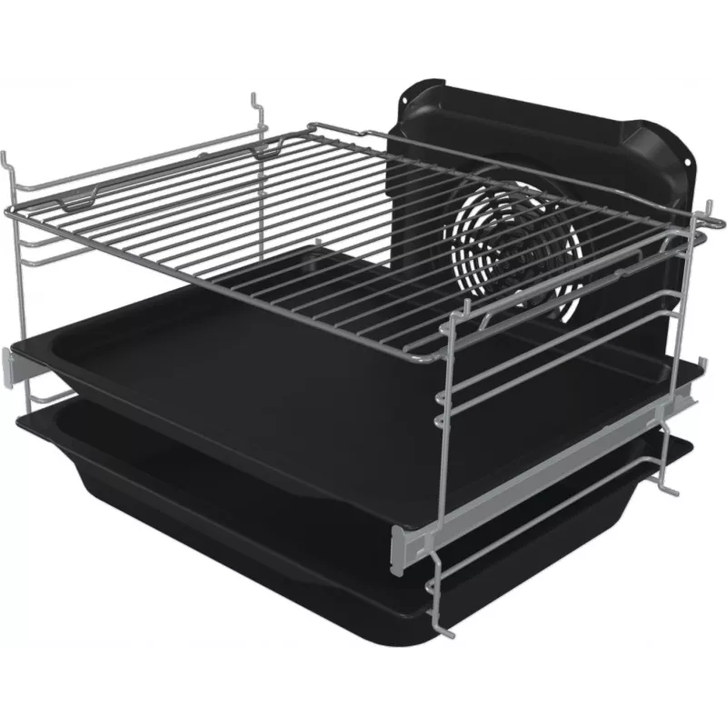 Gorenje GECS5C70XA Herd Freistehender Herd Elektro Glaskeramik-Kochfeld Edelstahl