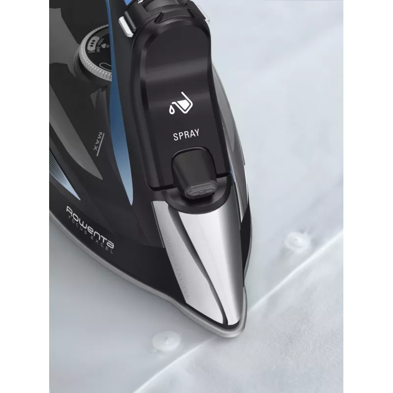 Rowenta DW5310 Dampfbügeleisen Microsteam 400 HD Laser-Bügelsohle 2700 W Schwarz, Blau