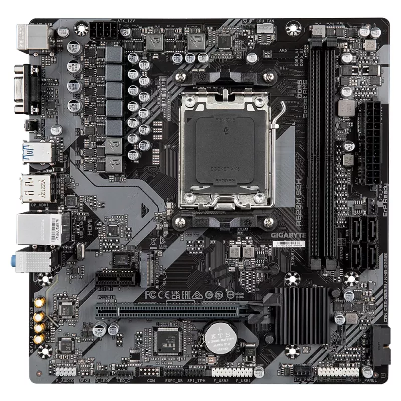 GIGABYTE A620M S2H Mainboard, A620, AM5, Micro ATX