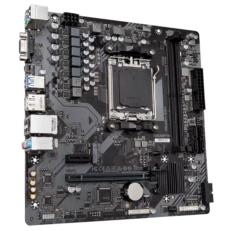 GIGABYTE A620M S2H Mainboard, A620, AM5, Micro ATX