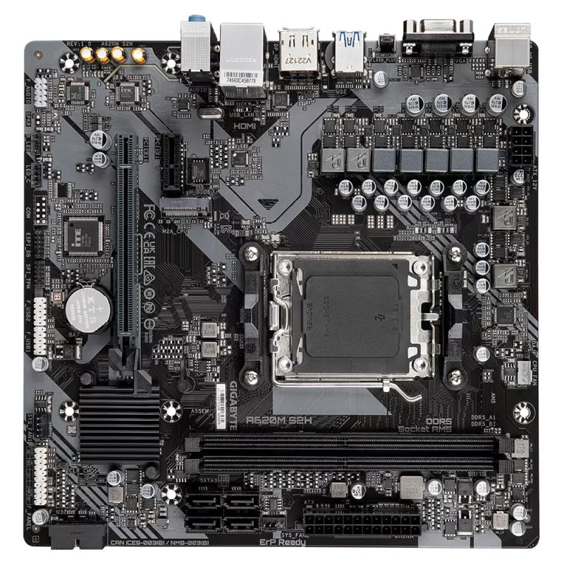GIGABYTE A620M S2H Mainboard, A620, AM5, Micro ATX