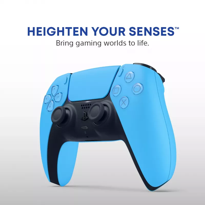 Gamepad Sony DualSense v3 Blau — Bluetooth/USB, USB-C, integrierter Akku, PlayStation 5 kompatibel