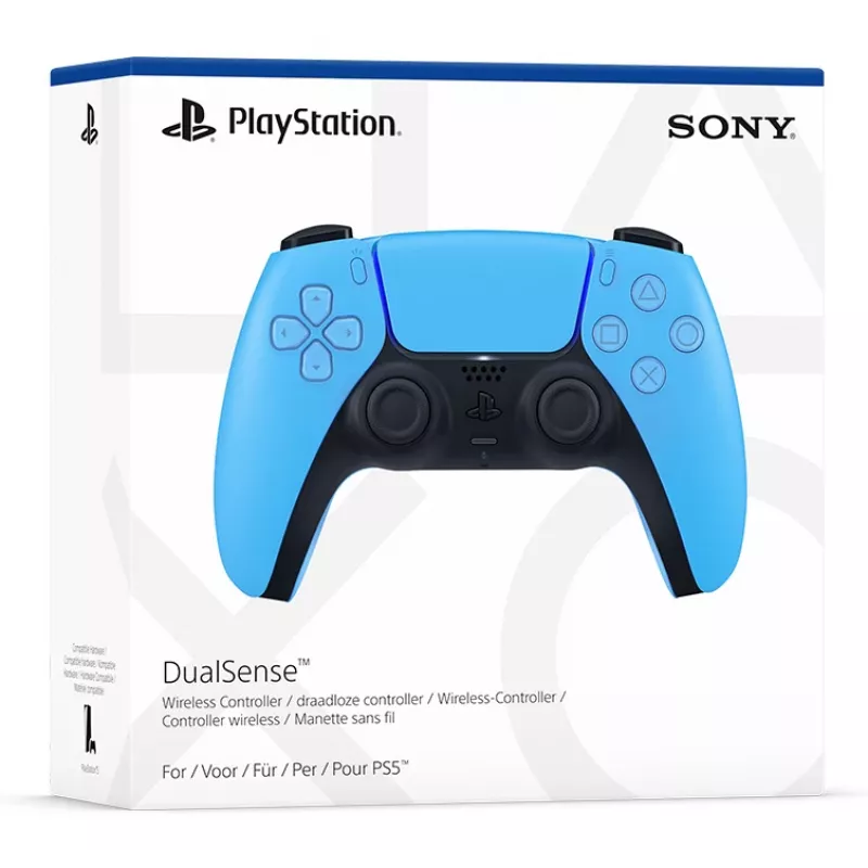 Gamepad Sony DualSense v3 Blau — Bluetooth/USB, USB-C, integrierter Akku, PlayStation 5 kompatibel