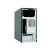 PC-Gehäuse CHIEFTEC ATX Mini-Tower Alu Brossé SECC Schwarz — Micro ATX, 2×3,5‑Zoll‑Schächte, 2×5,25‑Zoll‑Schächte, USB2.0+2×USB3.2 Gen1