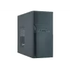 PC-Gehäuse CHIEFTEC ATX Mini-Tower Alu Brossé SECC Schwarz — Micro ATX, 2×3,5‑Zoll‑Schächte, 2×5,25‑Zoll‑Schächte, USB2.0+2×USB3.2 Gen1