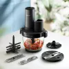 Philips 5000 Serie HR1507/00 elektrischer Zerkleinerer 2 L 650 W Schwarz