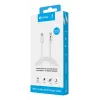 Sandberg USB-C>MicroUSB Ladekabel 1m, 1 m, USB C, Micro-USB B, Weiß