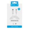 Sandberg USB 3.0 A-B-Kabel 1,8 m, 1,8 m, USB A, USB B, USB 3.2 Gen 1 (3.1 Gen 1), 5 Gbit/s, Weiß