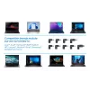 Manhattan Universal Notebook/Laptop EU-Netzteil, 65 W, automatisch mit 9 Steckerspitzen, kompatibel mit den meisten Laptops, ideal als Ersatznetzteil, EU-Netzkabel, kompatibel mit unter anderem: Acer, Asus, Dell, Fujitsu, HP, Lenovo, Samsung, Toshiba und mehr