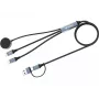 Sandberg 3in1 Travel Charge Kabel 100W, 1,2 m, USB A/USB C, Schwarz
