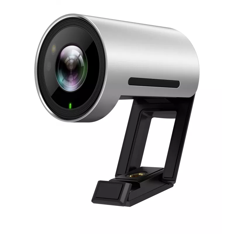 Webcam Yealink UVC30 Ultra HD 4K für PC – 8,51 MP, 3840×2160, USB 3.2 Gen 1, Clip-Halterung, Schwarz/Silber