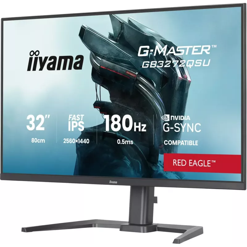 iiyama G-MASTER GB3272QSU-B1 Computermonitor 80 cm (31,5 Zoll) 2560 x 1440 Pixel Quad HD LED Schwarz