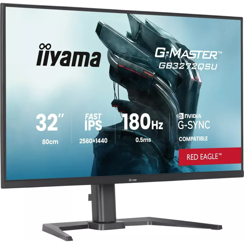 iiyama G-MASTER GB3272QSU-B1 Computermonitor 80 cm (31,5 Zoll) 2560 x 1440 Pixel Quad HD LED Schwarz