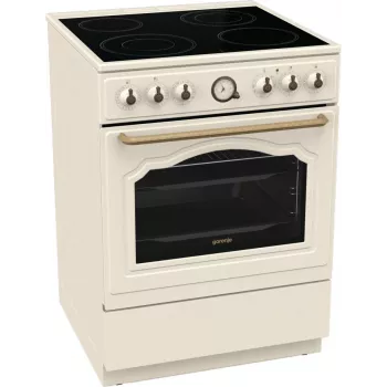 Gorenje GECS6B70CLI Freistehender Herd Glaskeramikkochfeld Beige