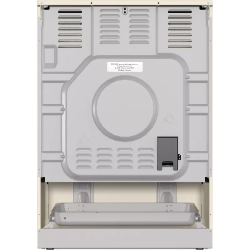Gorenje GECS6B70CLI Freistehender Herd Glaskeramikkochfeld Beige
