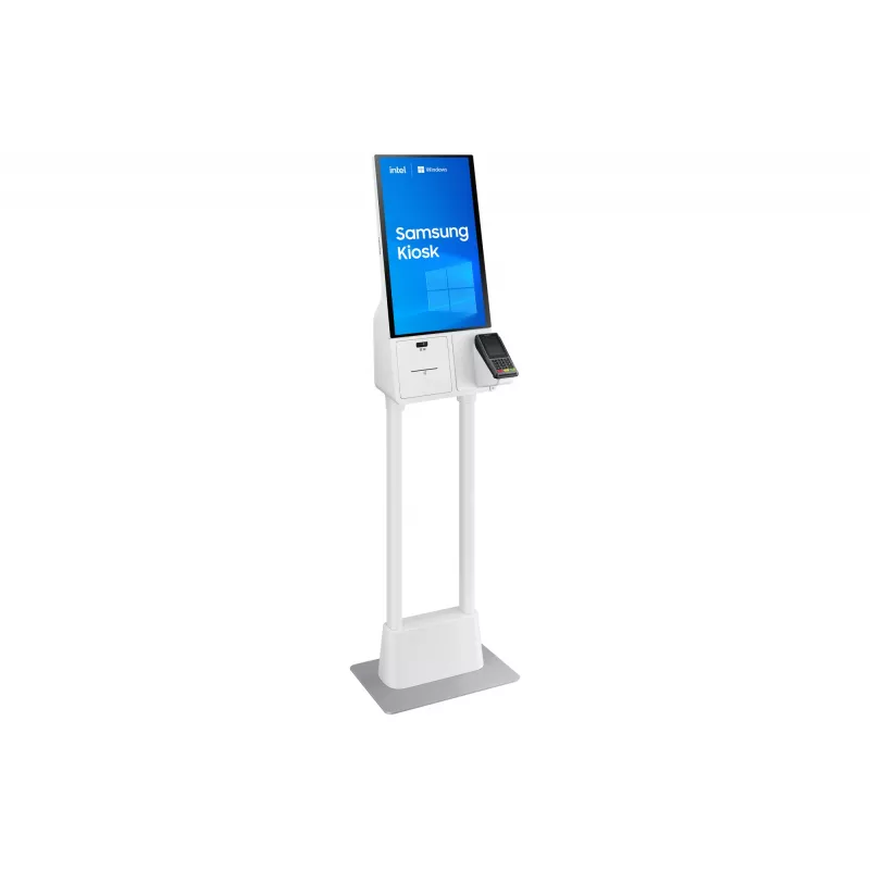 Samsung KM24C-C Kiosk-Design 61 cm (24 Zoll) LED 250 cd/m² Full HD Weiß Touchscreen Integrierter Prozessor Windows 10 IoT Enterprise 16/7