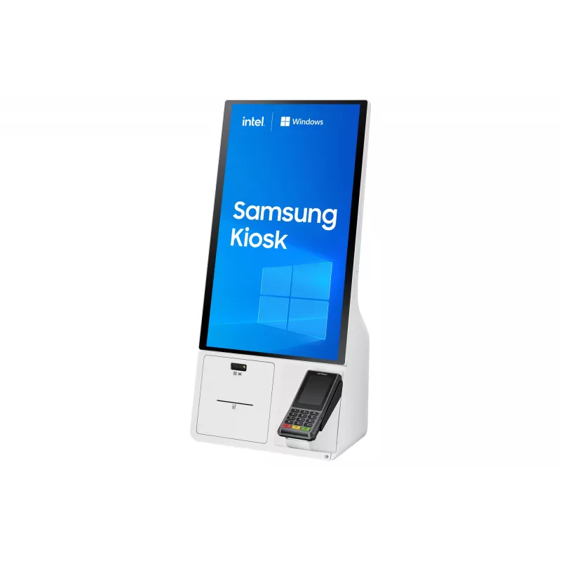 Samsung KM24C-C Kiosk-Design 61 cm (24 Zoll) LED 250 cd/m² Full HD Weiß Touchscreen Integrierter Prozessor Windows 10 IoT Enterprise 16/7