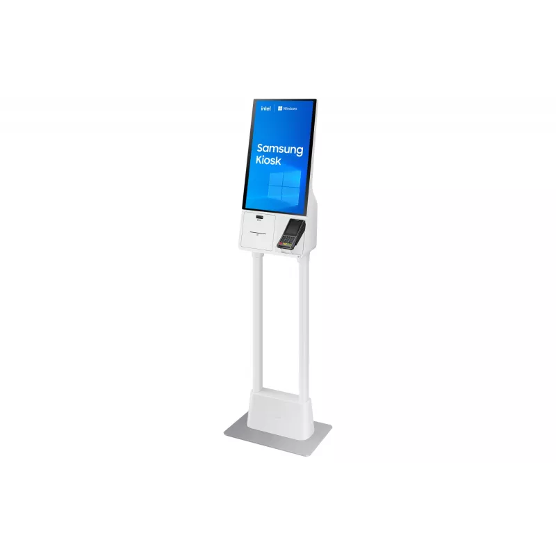 Samsung KM24C-C Kiosk-Design 61 cm (24 Zoll) LED 250 cd/m² Full HD Weiß Touchscreen Integrierter Prozessor Windows 10 IoT Enterprise 16/7