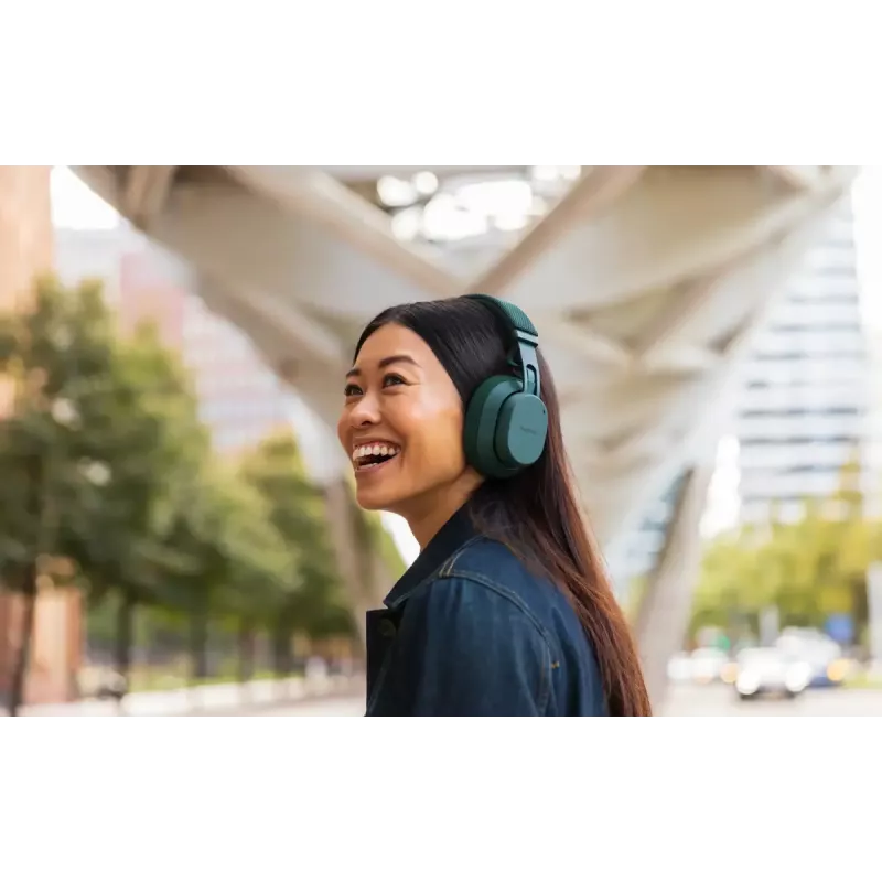 Kabelloses Kopfbügel-Headset Fairphone Fairbuds XL – Bluetooth, USB-C, Anrufe & Musik, 20–20000 Hz, 10 m Reichweite, grün