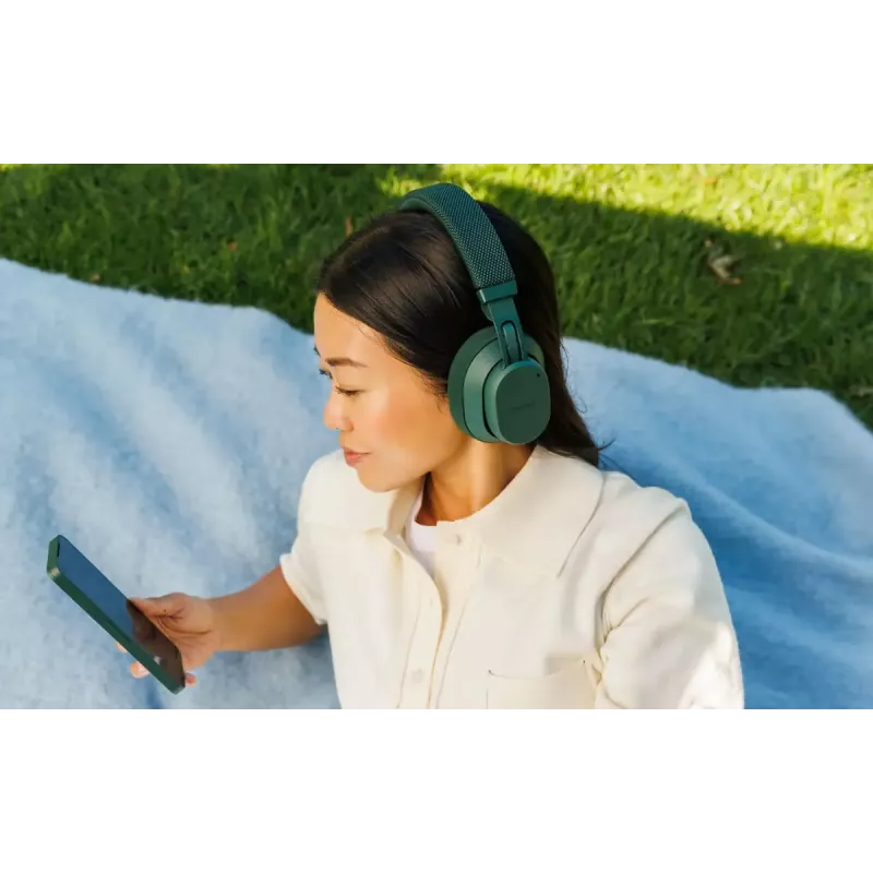 Kabelloses Kopfbügel-Headset Fairphone Fairbuds XL – Bluetooth, USB-C, Anrufe & Musik, 20–20000 Hz, 10 m Reichweite, grün