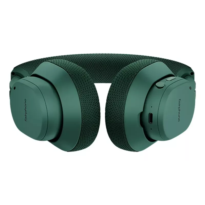 Kabelloses Kopfbügel-Headset Fairphone Fairbuds XL – Bluetooth, USB-C, Anrufe & Musik, 20–20000 Hz, 10 m Reichweite, grün