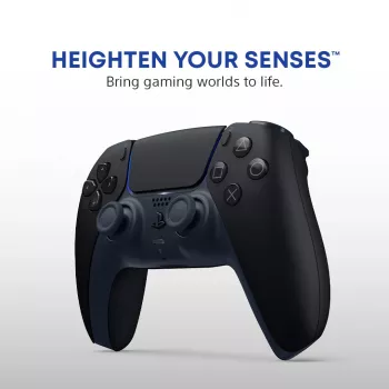 Gamepad Sony DualSense v3 Schwarz — Bluetooth/USB, PS5, integrierter Akku, USB-C, kabelgebunden & kabellos