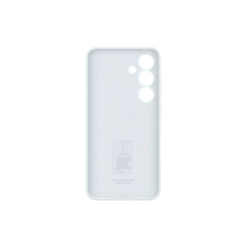 Smartphone-Silikonhülle Samsung Galaxy S24 – Weiß, für 6,2-Zoll-Bildschirme