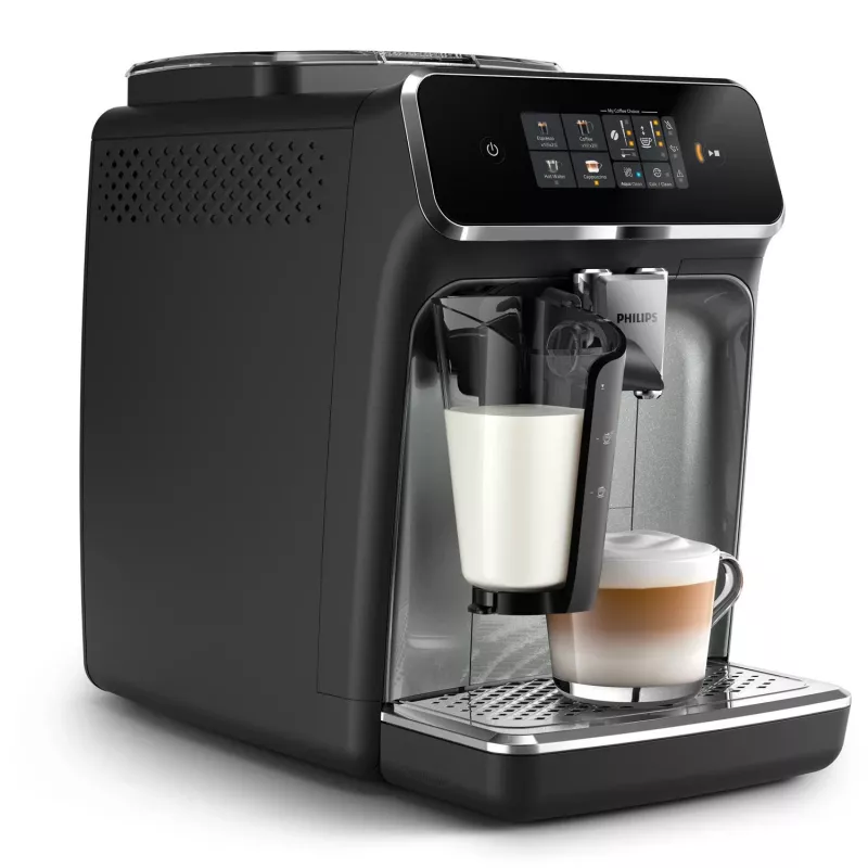 Philips Series 2300 EP2339/40 LatteGo Kaffeevollautomat, Black Panthera/Chrome