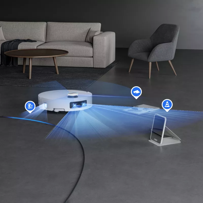 Robot Vacuum Cleaner Dreame Aqua10 Ultra Track White