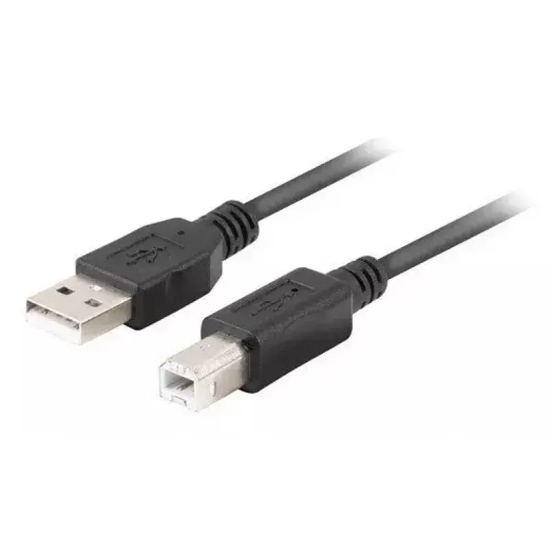 USB 2.0 Kabel LANBERG CA-USBA-15CU-0030-BK, USB A auf USB B, 3 m, schwarz