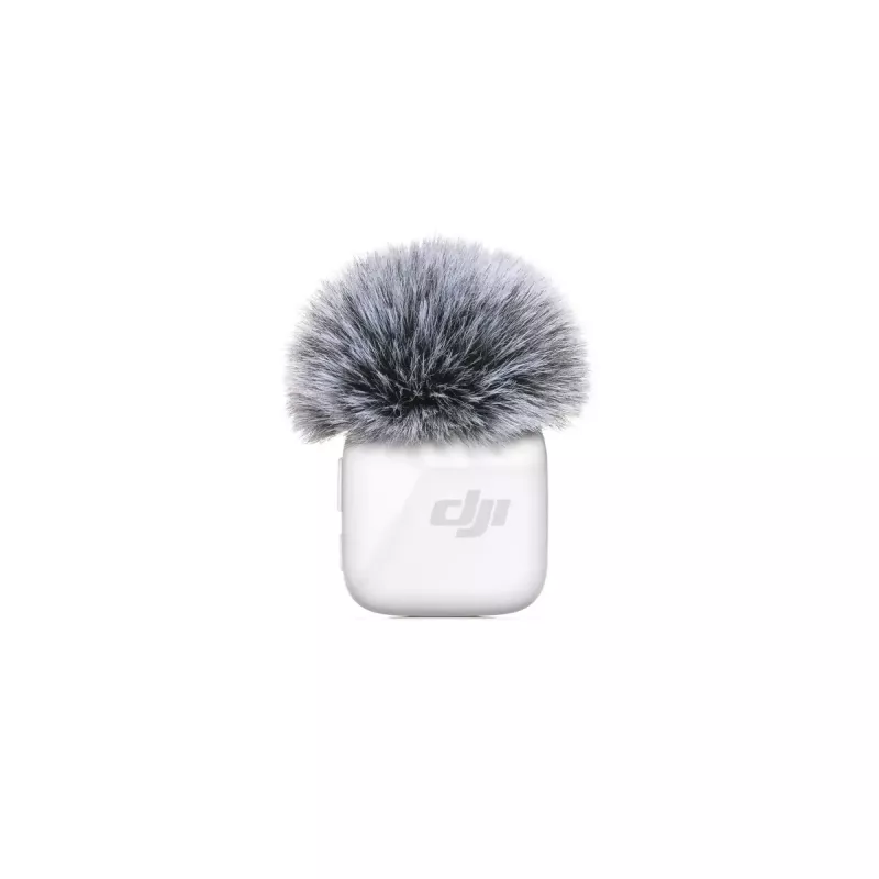 Kabelloser Bodypack-Mikrofonsender DJI CP.RN.00000430.01 — 100–20000 Hz, 3,87 V Batterie, bis zu 11,5 h, weiß, 26,1×26,6×16 mm