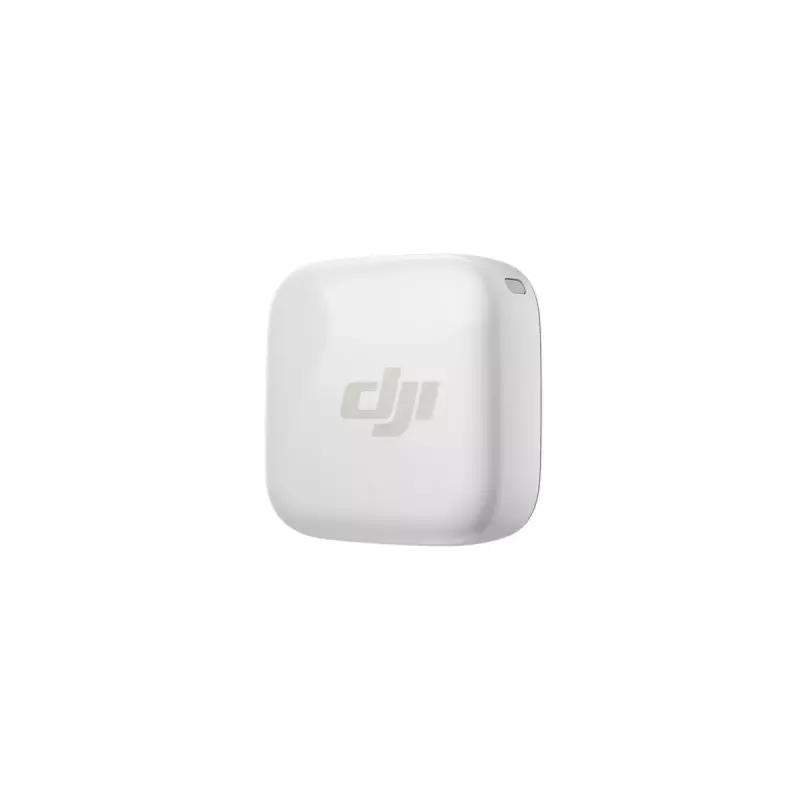 Kabelloser Bodypack-Mikrofonsender DJI CP.RN.00000430.01 — 100–20000 Hz, 3,87 V Batterie, bis zu 11,5 h, weiß, 26,1×26,6×16 mm