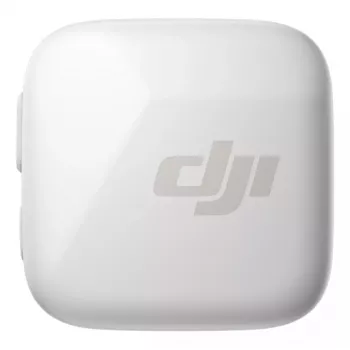 Kabelloser Bodypack-Mikrofonsender DJI CP.RN.00000430.01 — 100–20000 Hz, 3,87 V Batterie, bis zu 11,5 h, weiß, 26,1×26,6×16 mm