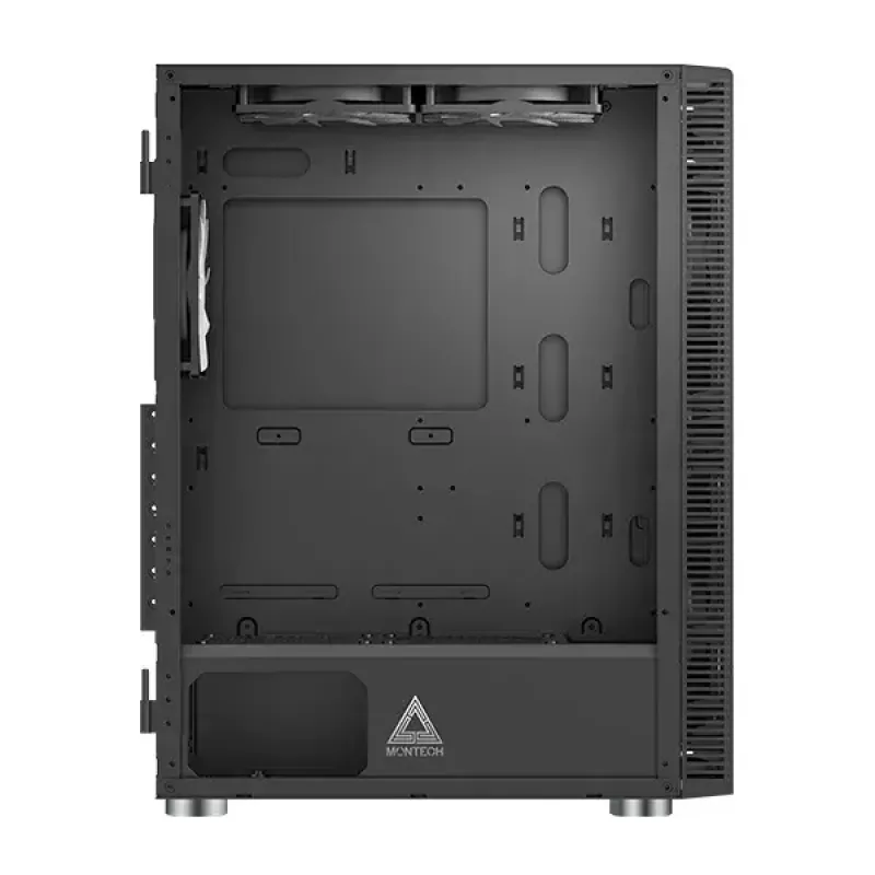 PC-Gehäuse Montech X3 GLASS Midi Tower Schwarz