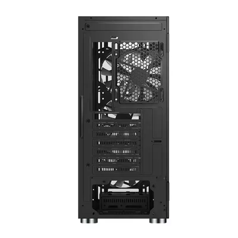 PC-Gehäuse Montech X3 GLASS Midi Tower Schwarz