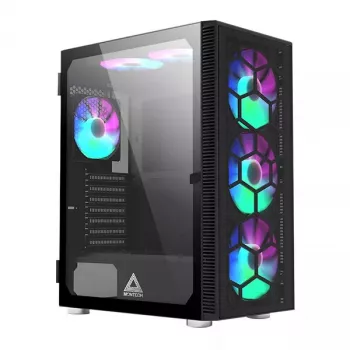 PC-Gehäuse Montech X3 GLASS Midi Tower Schwarz