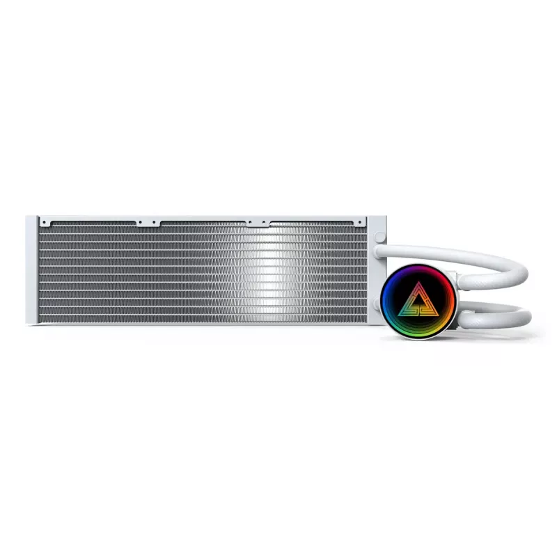Montech LightFlow ARGB 360 Prozessor All-in-One-Wasserkühlung 12 cm Weiß 1 Stk.