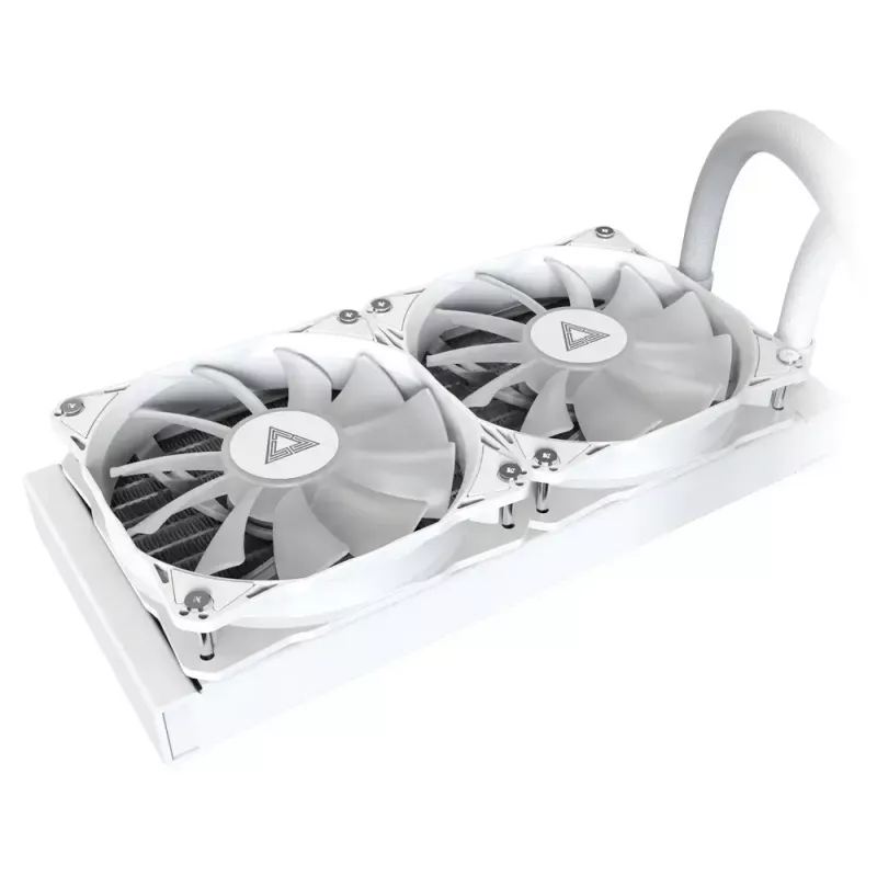 Montech LightFlow ARGB 360 Prozessor All-in-One-Wasserkühlung 12 cm Weiß 1 Stk.