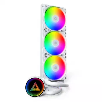 Montech LightFlow ARGB 360 Prozessor All-in-One-Wasserkühlung 12 cm Weiß 1 Stk.