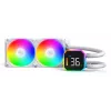 Montech HyperFlow Digital 240 Prozessor All-in-one-Flüssigkeitskühler 12 cm Weiß 1 Stück
